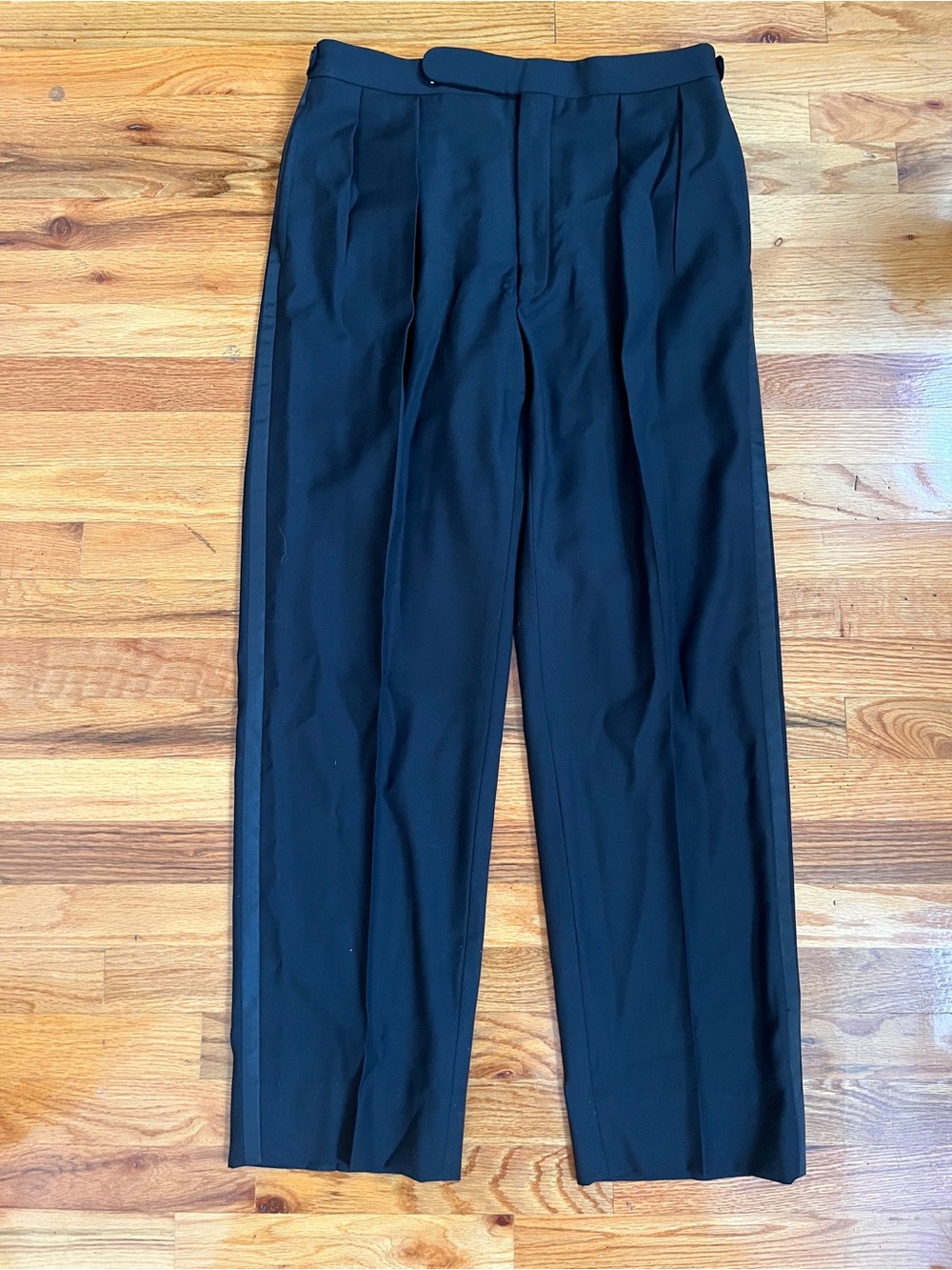 Ralph Lauren Black Grosgrain Lapel Tuxedo Jacket and Pants - Picture 7 of 9